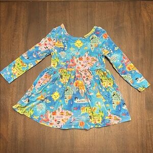 Around The World - Twirl Dress with Bodysuit